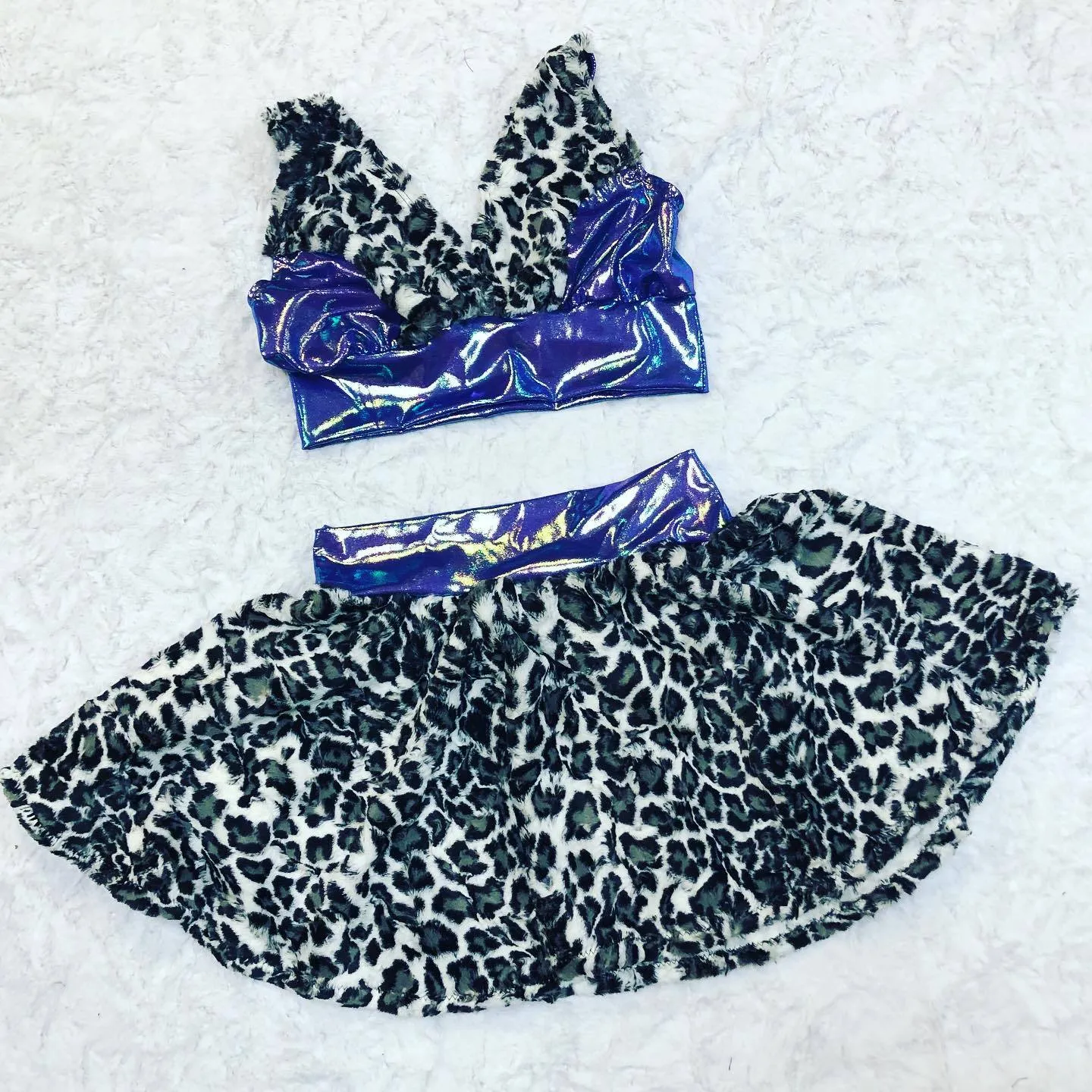 3PC Leopard Minky Set