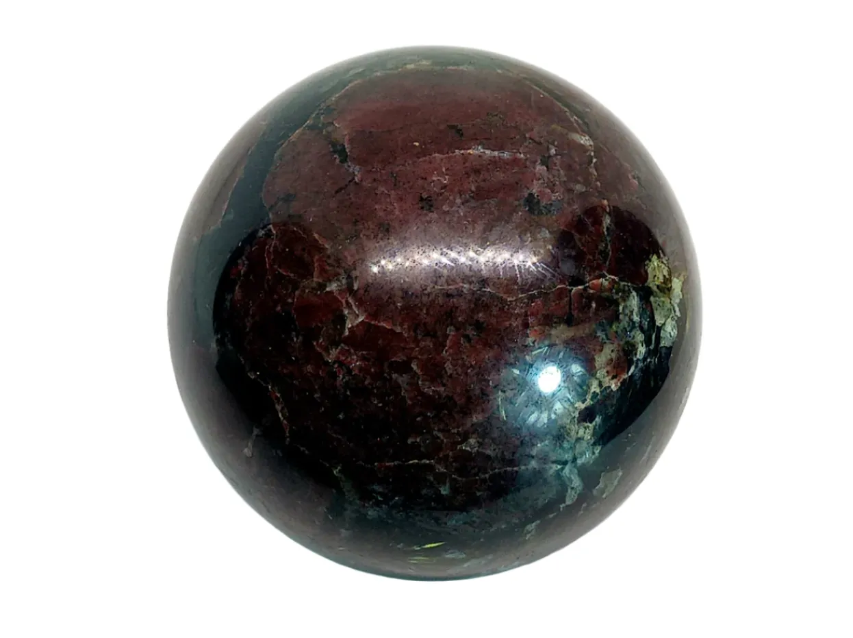 594G Firework Garnet Crystal Sphere