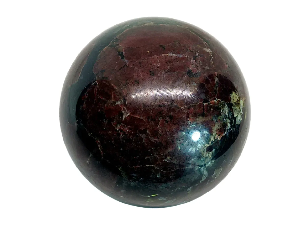 594G Firework Garnet Crystal Sphere