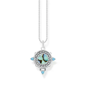 Abalone Coin Necklace