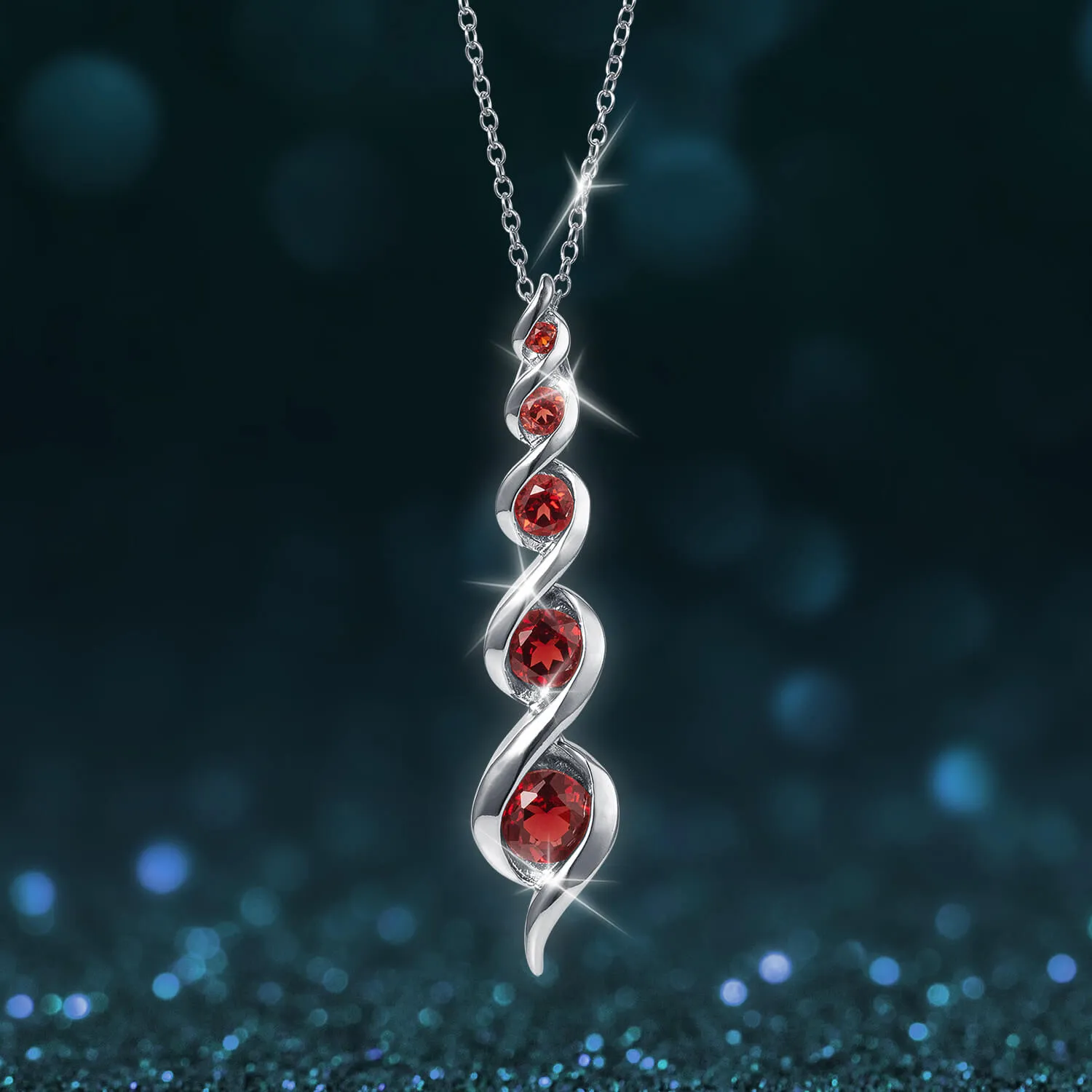 Angel Falls Garnet Pendant