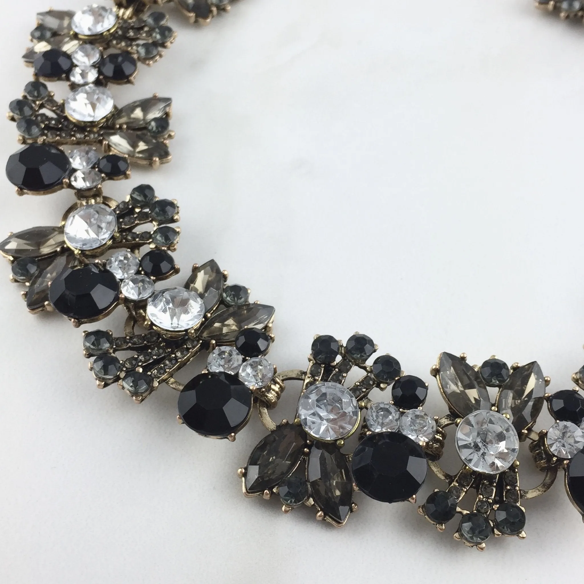 ANIYA Black Statement Necklace