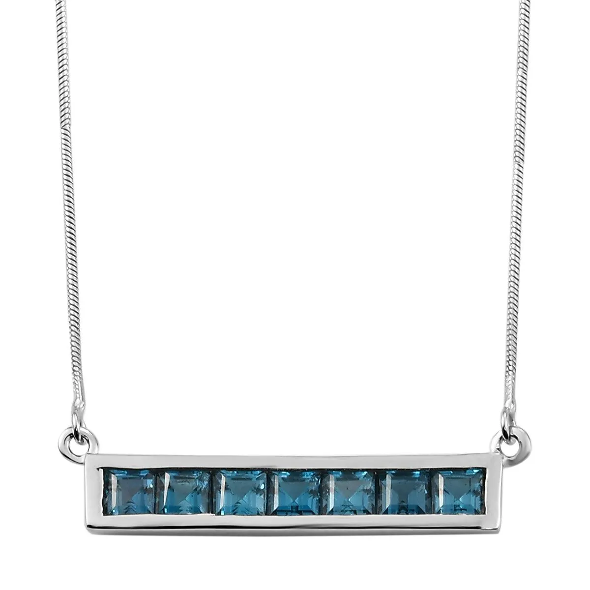 Bar Necklace , Gemstone Bar Necklace , 18K Gold Plated 925 Sterling Silver , Unique Fine Jewellery  Gift for her