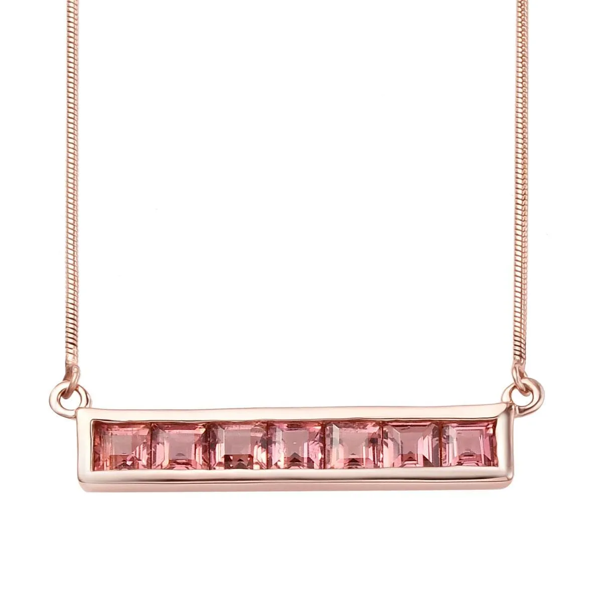 Bar Necklace , Gemstone Bar Necklace , 18K Gold Plated 925 Sterling Silver , Unique Fine Jewellery  Gift for her