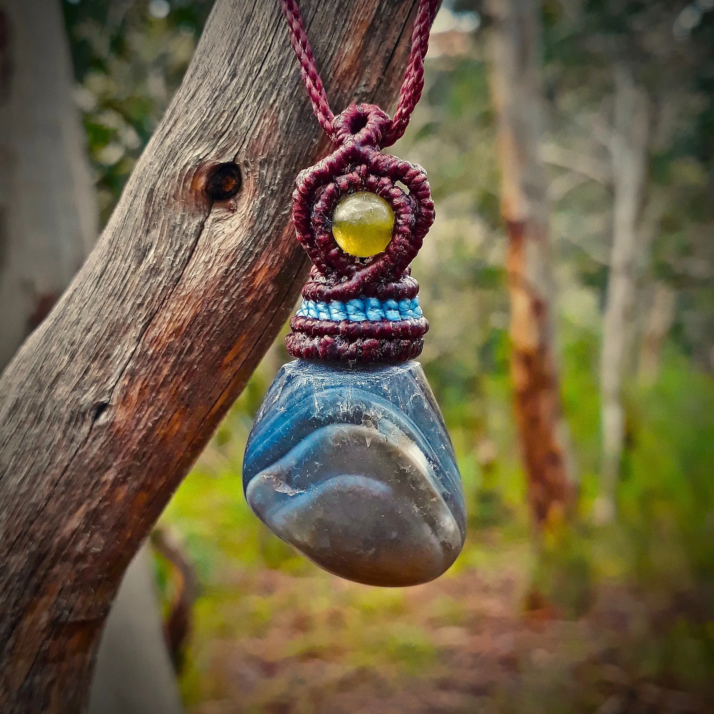 Black agate necklace