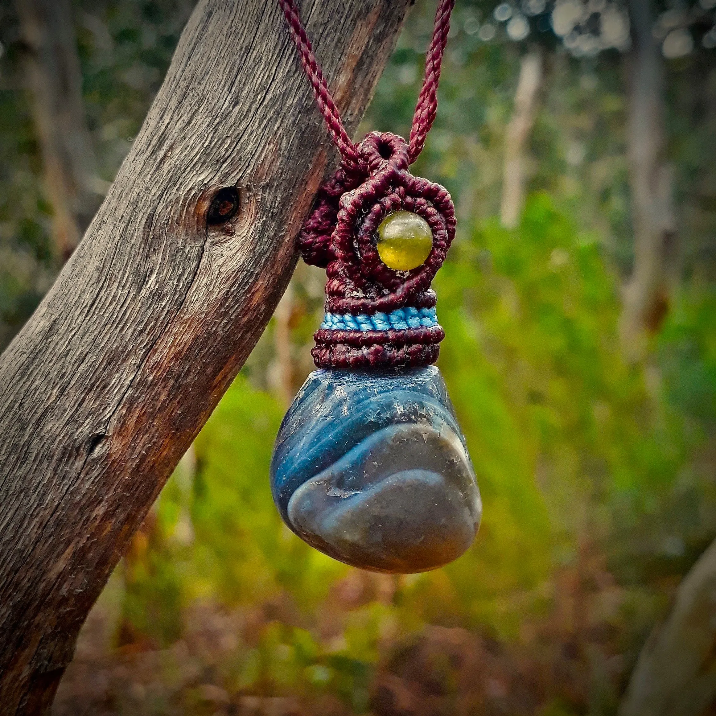 Black agate necklace