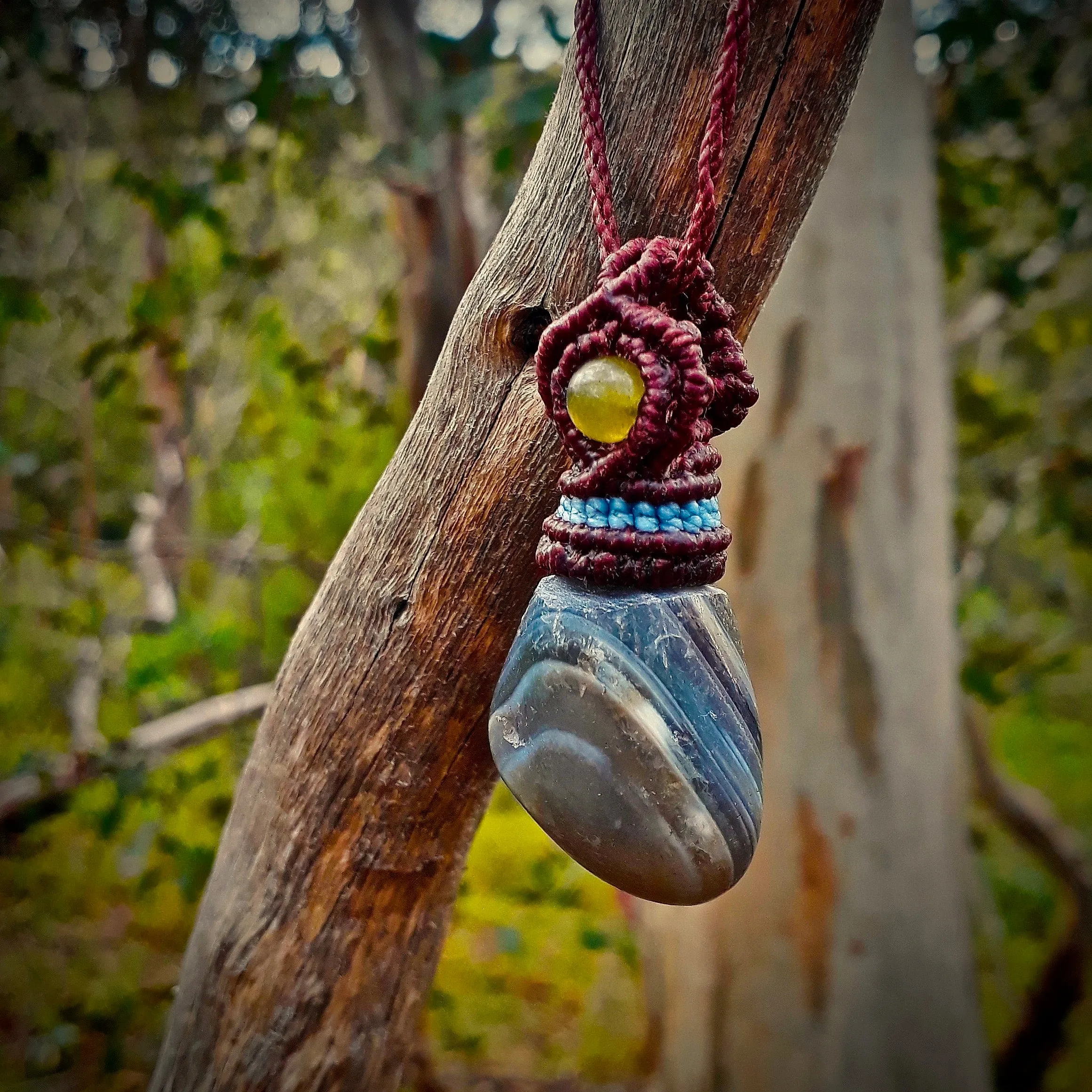 Black agate necklace