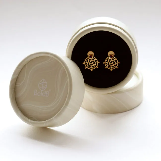 BoldB | Roseni Gold Stud Earrings