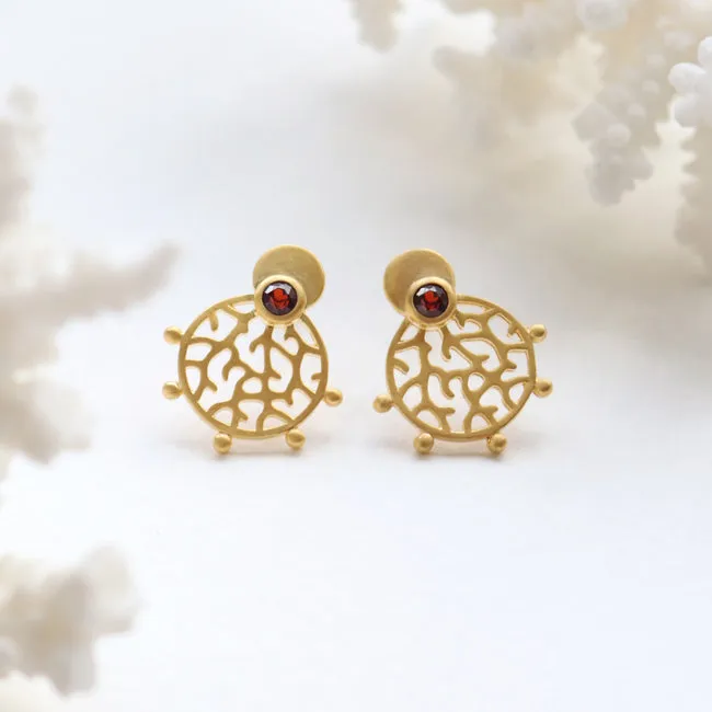 BoldB | Roseni Gold Stud Earrings