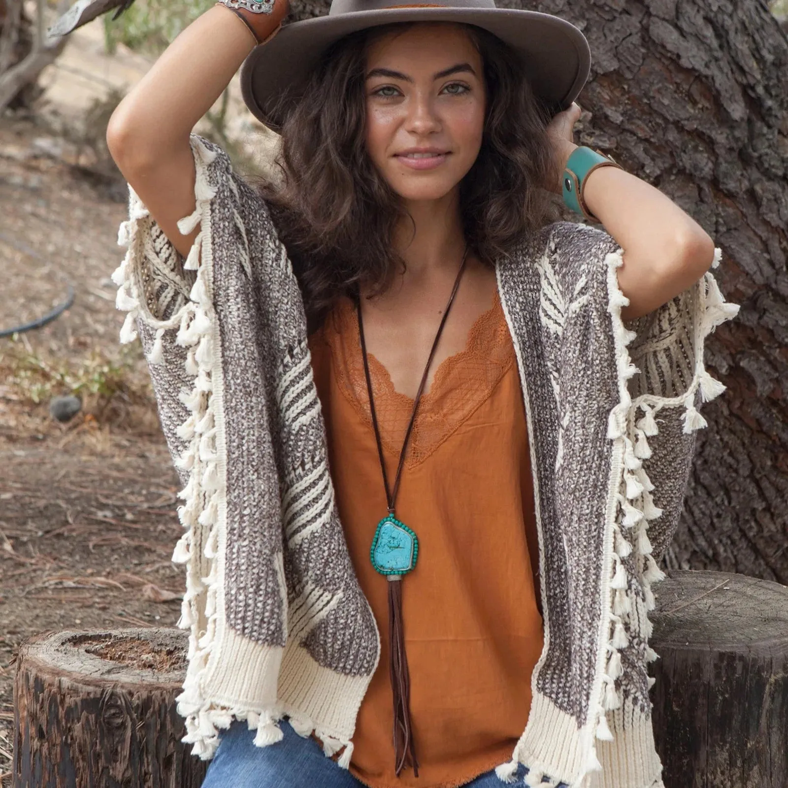 Four Winds Fringe Necklace