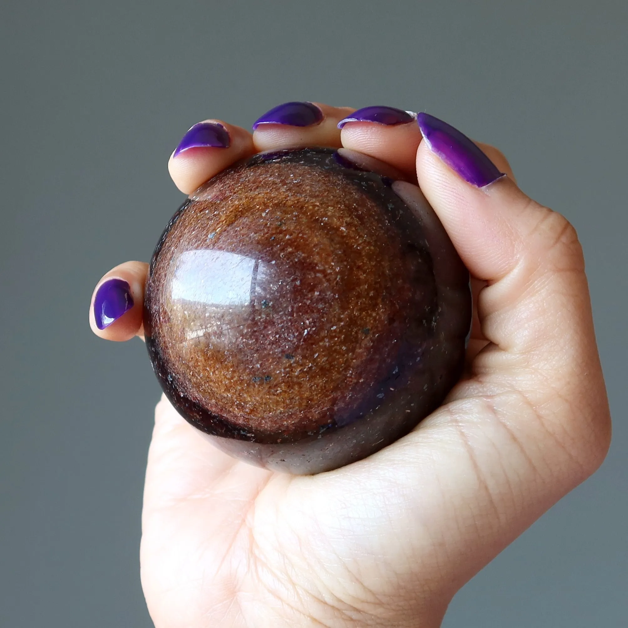 Garnet Sphere Magnificent Mica Crystal Ball