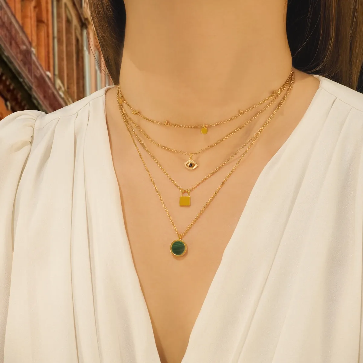 Genuine Malachite Necklace