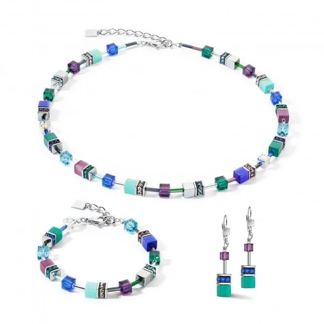 GeoCUBE® Iconic Turquoise Lilac Necklace 2838/10-0608