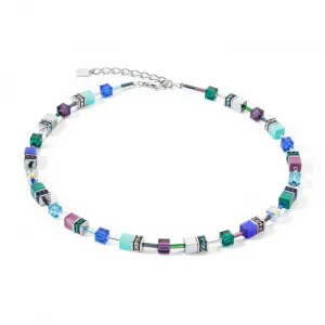 GeoCUBE® Iconic Turquoise Lilac Necklace 2838/10-0608