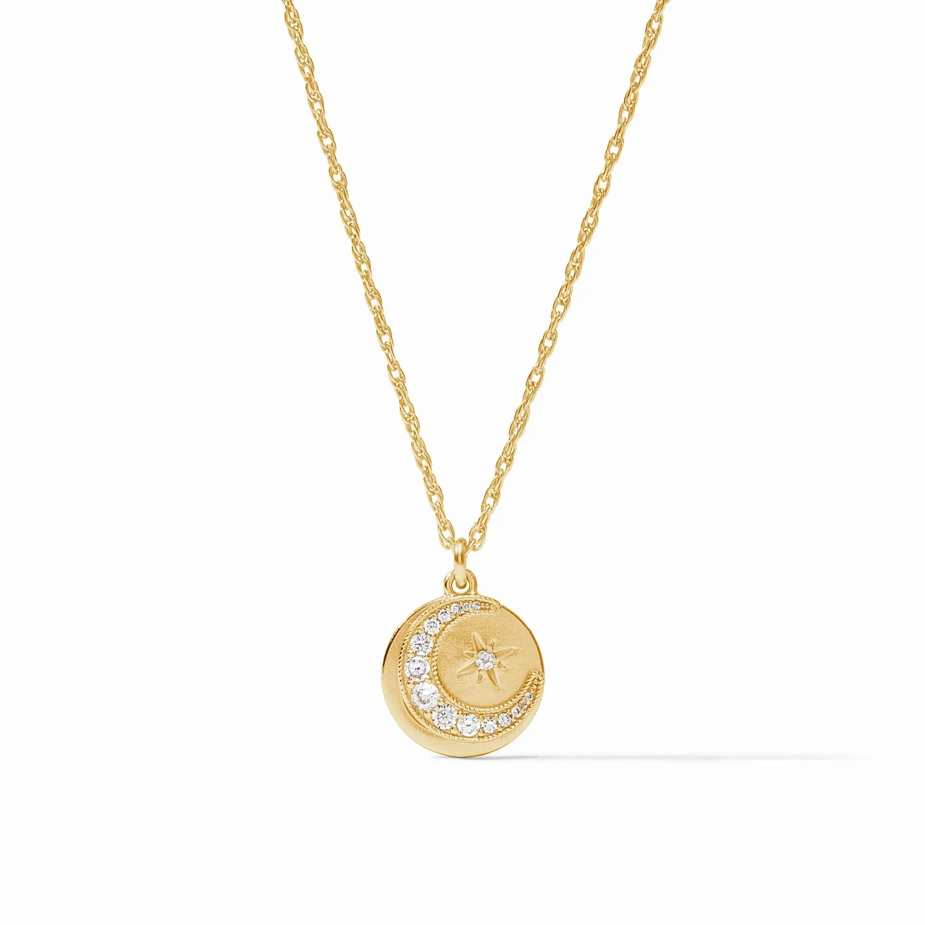 Julie Vos Luna Delicate Charm Necklace