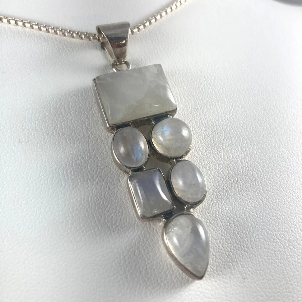 Moonstone & Sterling Silver Pendant