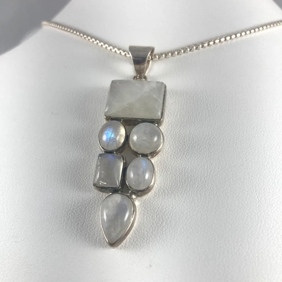 Moonstone & Sterling Silver Pendant