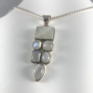 Moonstone & Sterling Silver Pendant