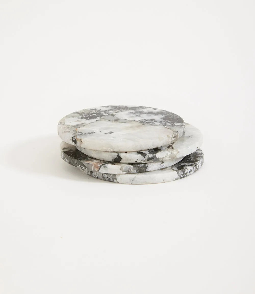 Moonstone Coasters, Set Of 4