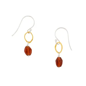 Orbit Earrings in Hessonite | Available to Ship October 29, 2024