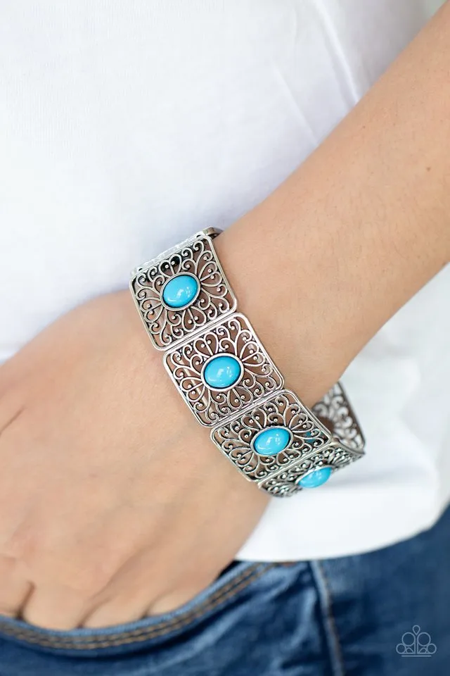 Paparazzi Bracelet ~ Cakewalk Dancing - Blue