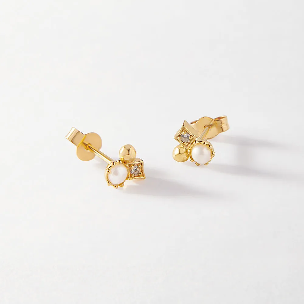 Victoria Star Cluster Stud Earrings