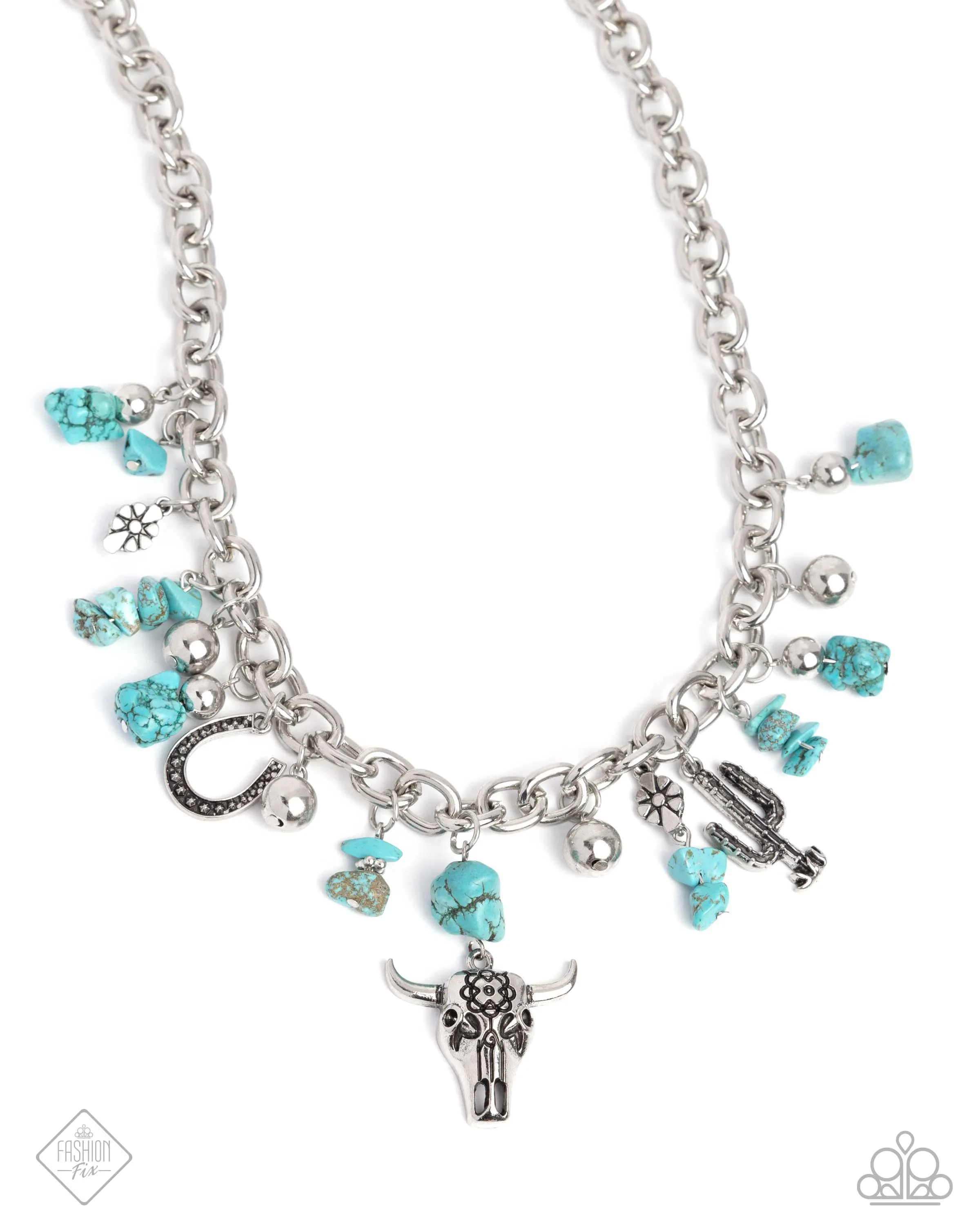 Wild West Whimsy - Blue Necklace