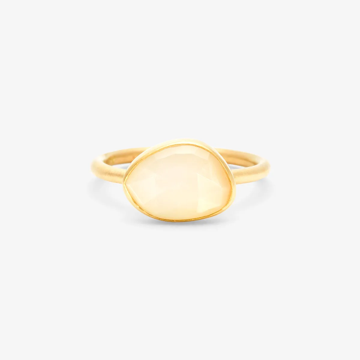 WMR3-OOAK | 1.8 Carat One-of-a-Kind Rose Cut White Moonstone Ring